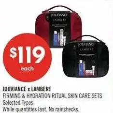 Shoppers Drug Mart Jouviance x Lambert firming & hydration ritual skin care sets offer