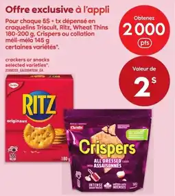 Maxi Christie ritz crackers offer