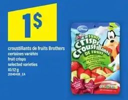 Maxi Brothers fruit crisps offer