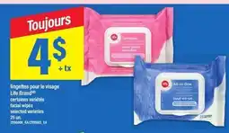 Maxi Life Brand facial wipes offer