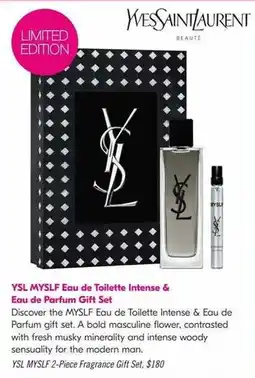 Shoppers Drug Mart Ysl myslf eau de toilette intense & eau de parfum gift set offer