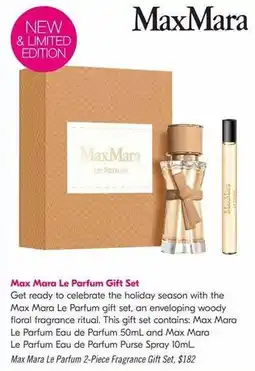 Shoppers Drug Mart Max Mara Le Parfum 2-Piece Fragrance Gift Set offer
