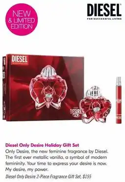 Shoppers Drug Mart Diesel Only Desire Holiday Gift Set offer