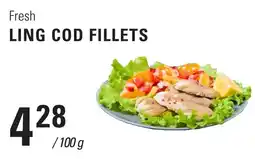 Askews Foods Fresh ling cod fillets offer