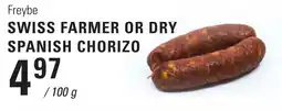 Askews Foods Freybe swiss farmer or dry spanish chorizo offer
