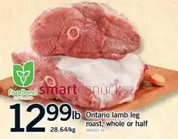 Fortinos Ontario lamb leg roast offer
