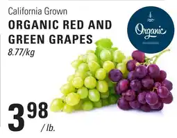 Askews Foods Organic red and green grapes offer