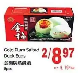 T&T Supermarket Gold Plum Salted Duck Eggs offer