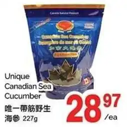 T&T Supermarket Unique Canadian Sea Cucumber offer