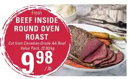 Askews Foods Fresh beef inside round oven roast offer