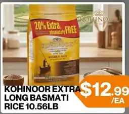 Big Bazaar Canada Kohinoor extra long basmati rice offer