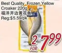 Foody Mart Best Quality Frozen Yellow Croaker offer