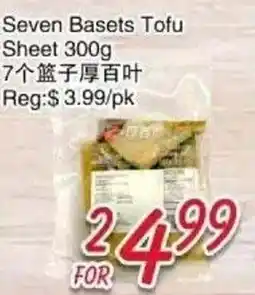 Foody Mart Seven Basets Tofu Sheet offer