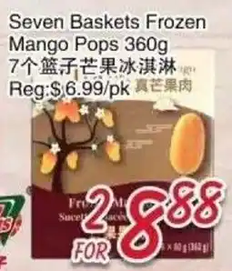 Foody Mart Seven Baskets Frozen Mango Pops offer