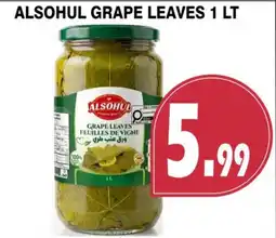Al-Quds Supermarket Alsohul grape leaves offer