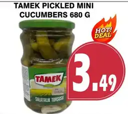 Al-Quds Supermarket Tamek pickled mini cucumbers offer