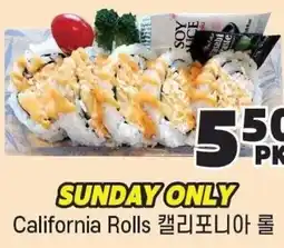 H-Mart California Rolls offer
