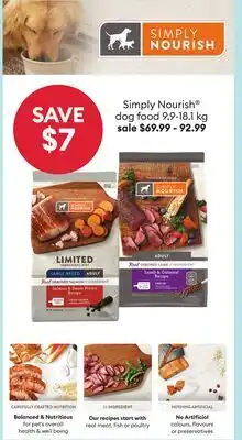 Petsmart Simply Nourish dog food offer
