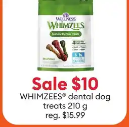 Petsmart WHIMZEES dental dog treats offer