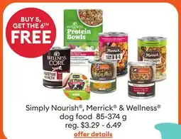 Petsmart Simply Nourish , Merrick & Wellness Dog Food offer