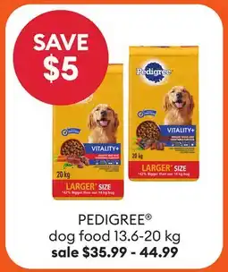 Petsmart PEDIGREE dog food offer
