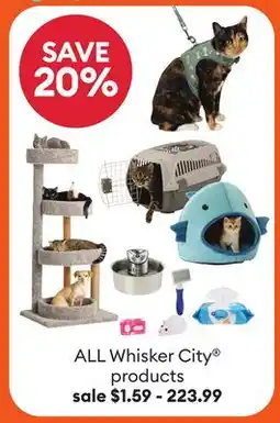 Petsmart ALL Whisker City products offer