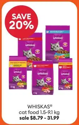 Petsmart WHISKAS cat food offer