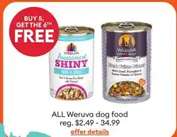 Petsmart ALL Weruva dog food offer