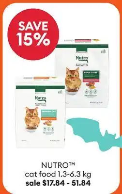 Petsmart NUTRO cat food offer