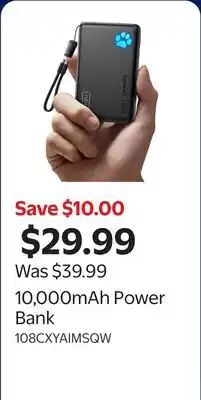 Walmart 10,000mAh Power Bank offer