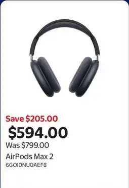 Walmart AirPods Max 2 offer