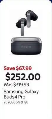 Walmart Samsung Galaxy Buds4 Pro offer