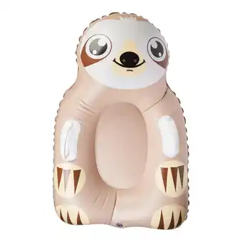 Giant Tiger Sloth Wintertime Activity Snow Tube, 102-in x 28-in, Brown offer