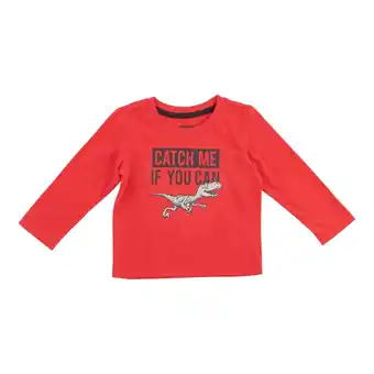 Giant Tiger Monkey Bars Infant Boy's Graphic Printed Long Sleeve Crew Neck Shirt offer