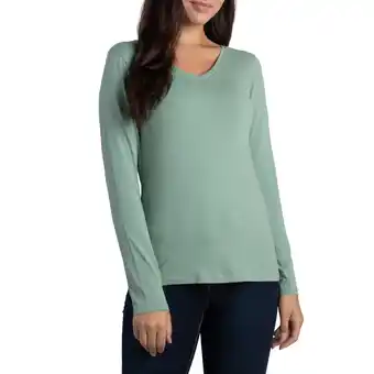 Giant Tiger mySTYLE Women's Stretch Long Sleeve V-Neck Top offer