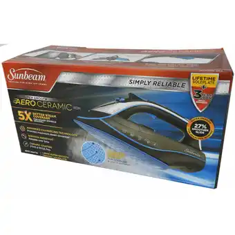 Giant Tiger Sunbeam Aero Ceramic Iron offer