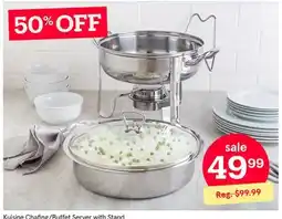 Kitchen Stuff Plus KitchenAid Kuisine Chafing Buffet Server with Stand offer