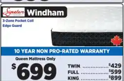 Surplus Furniture Windham Queen Mattress offer