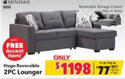Surplus Furniture Soren Charcoal 2Pc Storage Sleeper offer