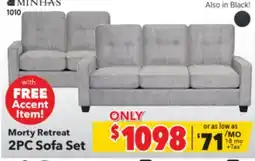 Surplus Furniture Morty Retreat 2PC Sofa Set offer