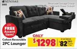 Surplus Furniture Colsen Reversible 2PC Lounger offer