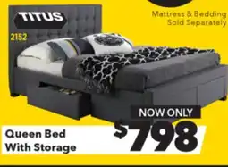 Surplus Furniture Queen Bed With Storage offer