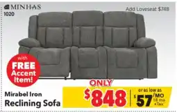 Surplus Furniture Maribel Iron Motion Sofa offer