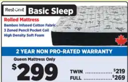 Surplus Furniture Basic Sleep Queen Mattress offer