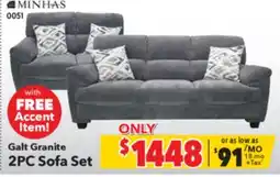 Surplus Furniture Galt Granite Sofa/Loveseat Set offer