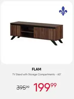 Meubles RD FLAM TV Stand with Storage Compartments - 60 offer