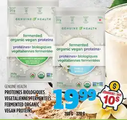 Marches Tau GENUINE HEALTH PROTEINES BIOLOGIQUES VÉGÉTALIENNES FERMENTÉES offer