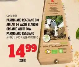 Marches Tau SANTA RITA PARMIGIANO REGGIANO BIO AU LAIT DE VACHE BLANCHE offer