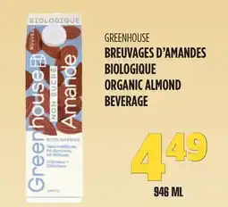 Marches Tau GREENHOUSE BREUVAGES D'AMANDES BIOLOGIQUE offer
