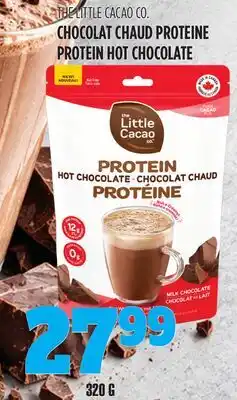 Marches Tau THE LITTLE CACAO CO. CHOCOLAT CHAUD PROTEINÉ offer